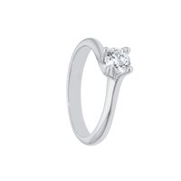 Anello Babila Milano Donna in Oro bianco Diamante 0.19 Ct BBA25019C - BBA25019C